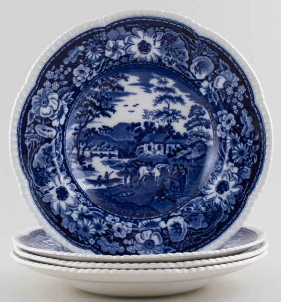 Soup Plates Set of Four c1930s